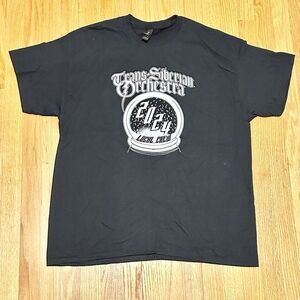Trans-Siberian Orchestra Men’s Size XL 2024 Tour Local Crew Black White T-Shirt